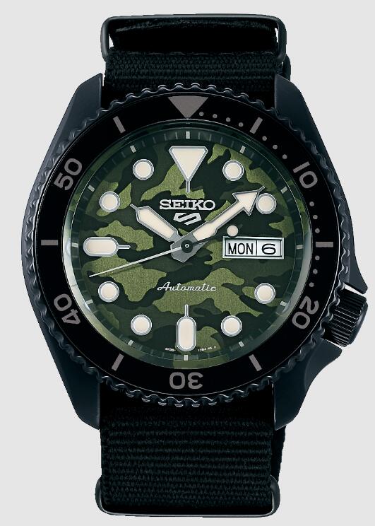 Seiko 5 Sports SKX ‘Camouflage’ Street Style SRPJ37K1 Replica Watch